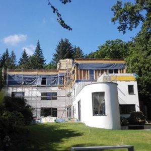 Ingenieur bois ossature rehausse extension habitation en bois