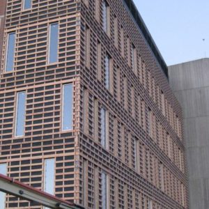Police de Mons-Quévy - façade ossature bois caisson études stabilité