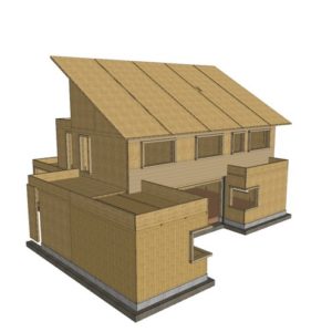 Ingenieur bois stabilite construction maison CLT bois contrecolle