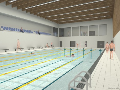 Ingenieur stabilité bois ossature ▶ The British School of Brussels - Sports Centre tervuren